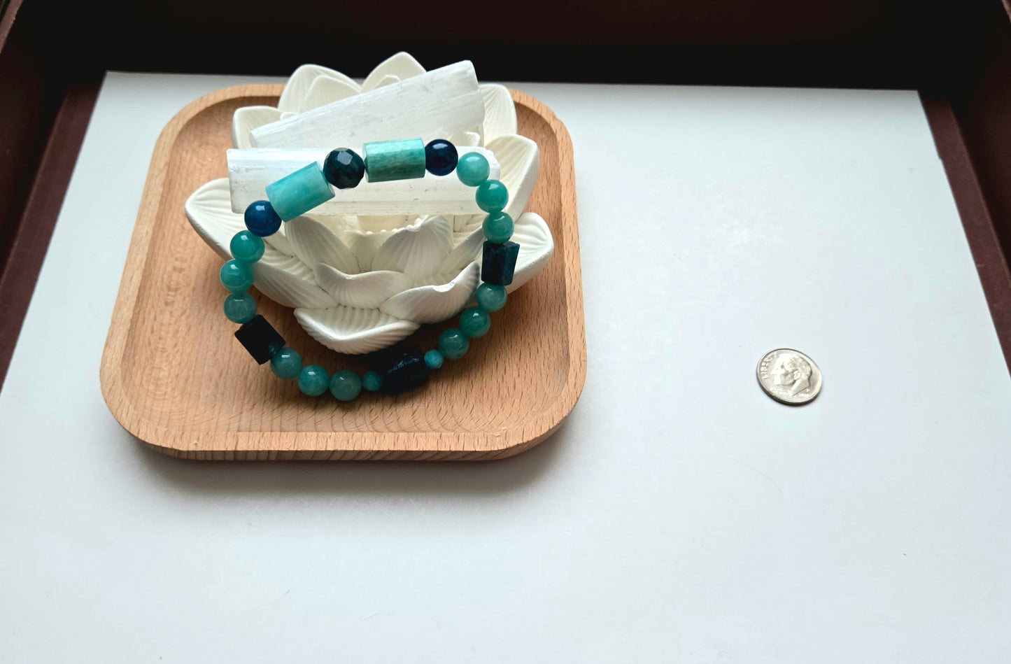 Amazonite & Apatite Bracelet