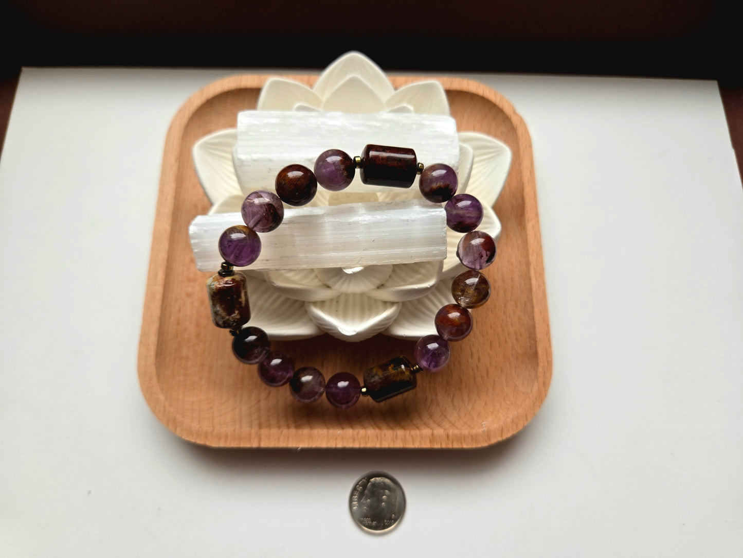 Super 7 & Laguna Lace Agate Bracelet