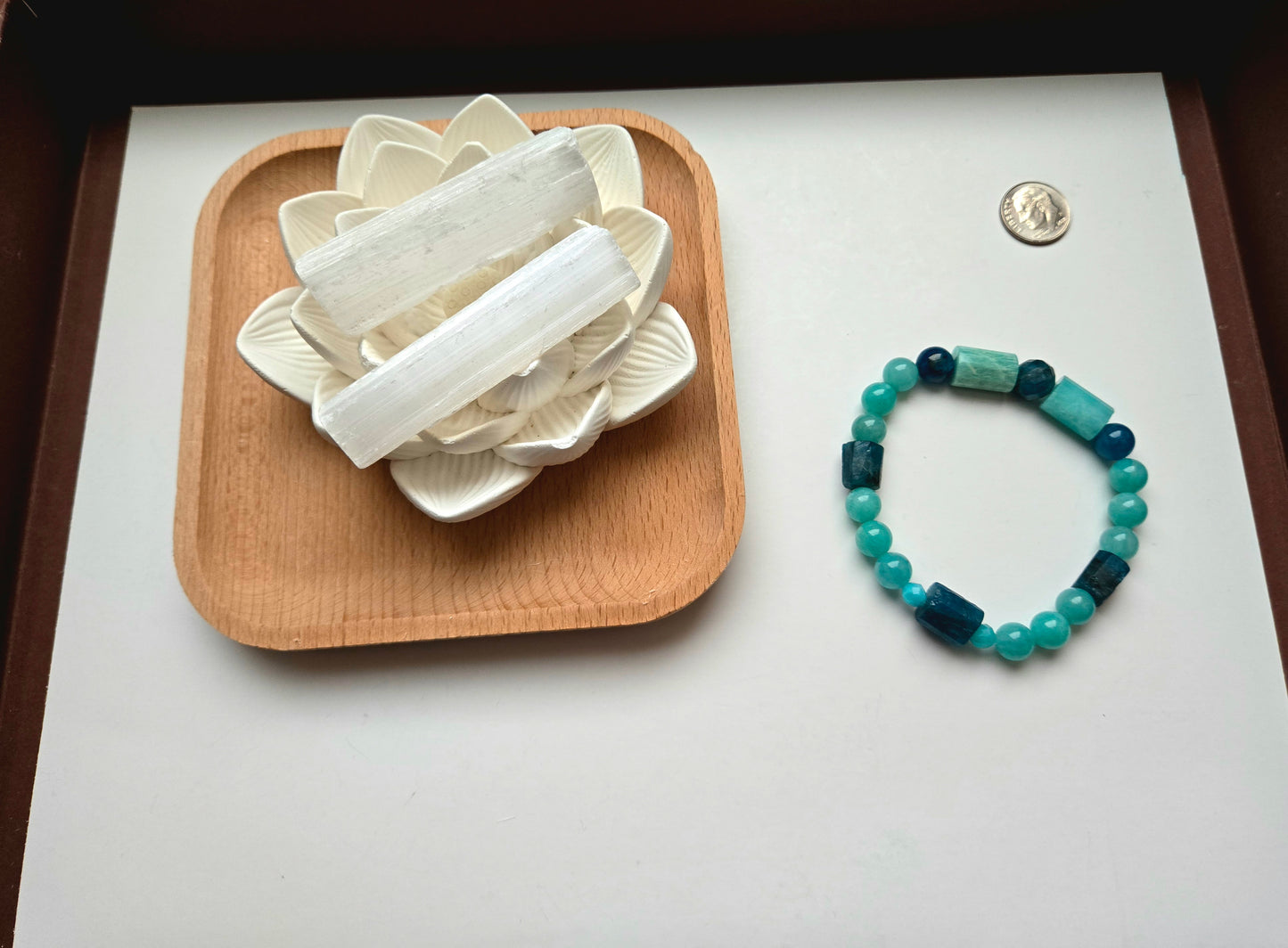 Amazonite & Apatite Bracelet