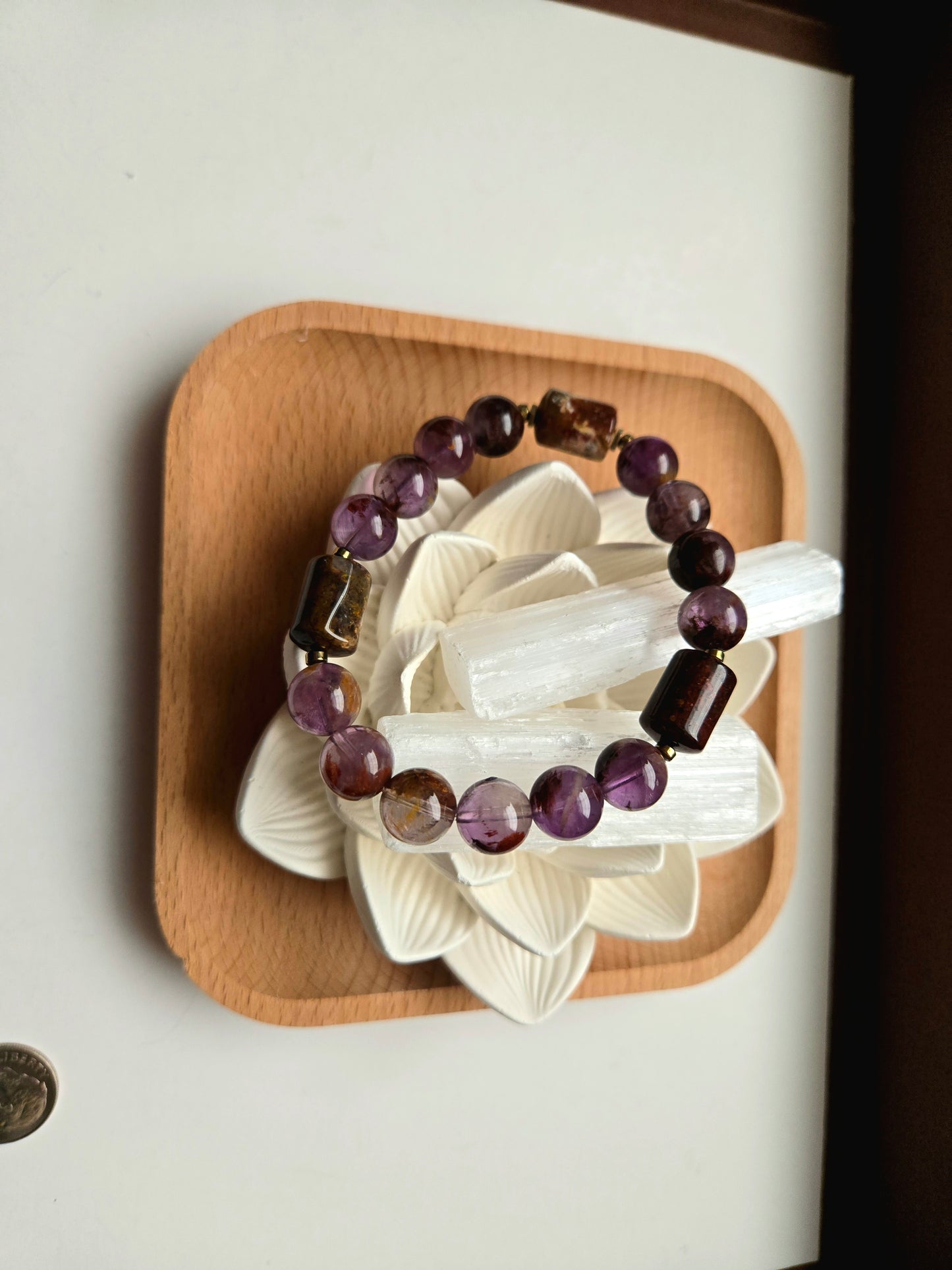 Super 7 & Laguna Lace Agate Bracelet