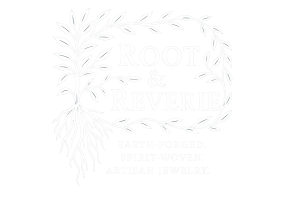 Root & Reverie Logo - All White